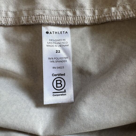 Athleta Venture Printed Pant Plus Size 22 Viper Gray Jogger Cargo Athleisure - Picture 5 of 8